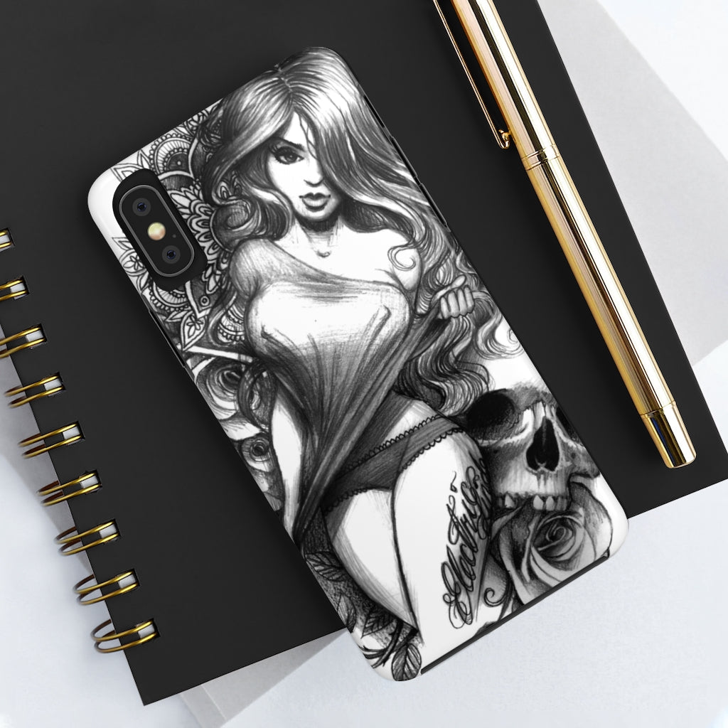 Rose Chick Case Mate Tough Phone Cases