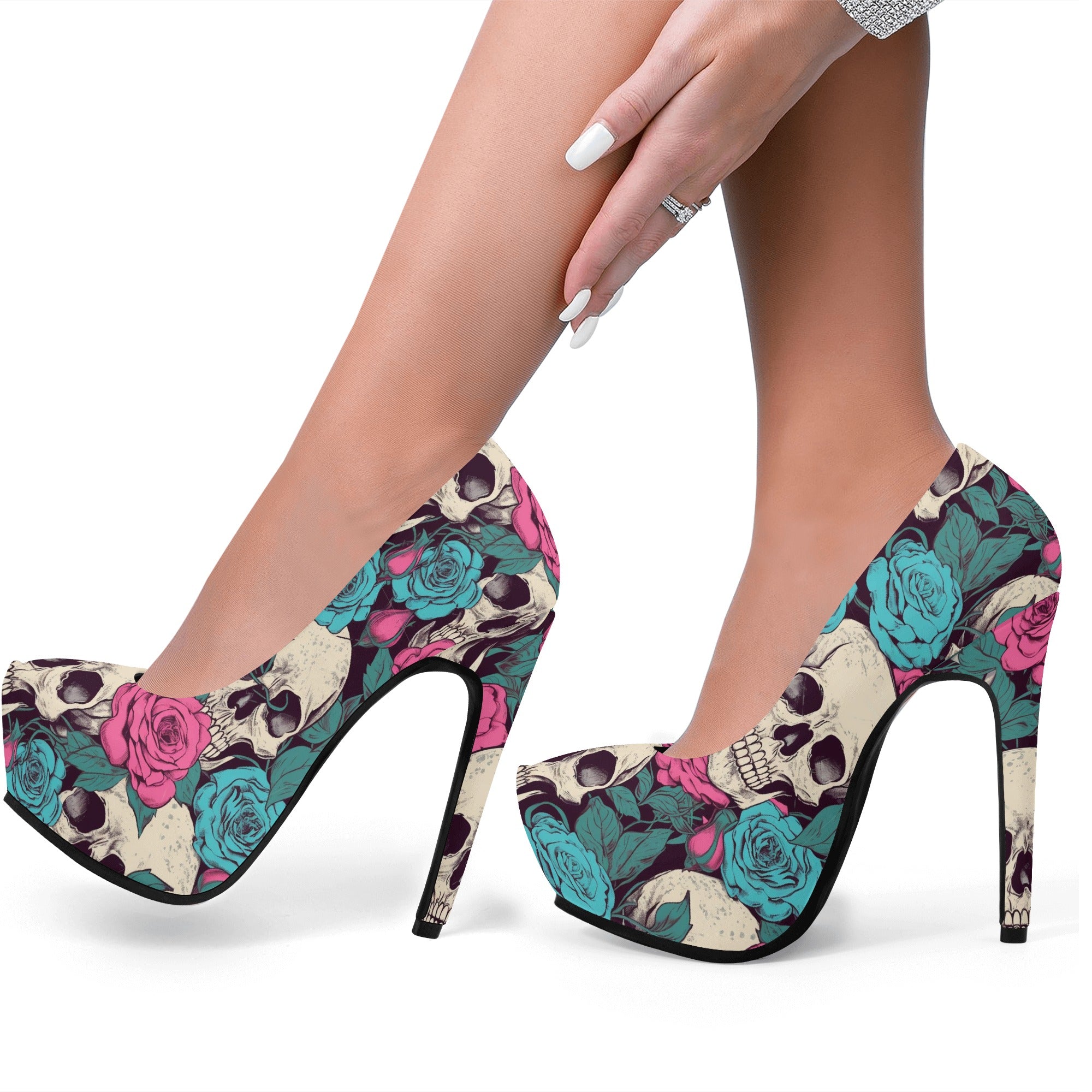 Women Platform Pumps 5 Inch High Heels