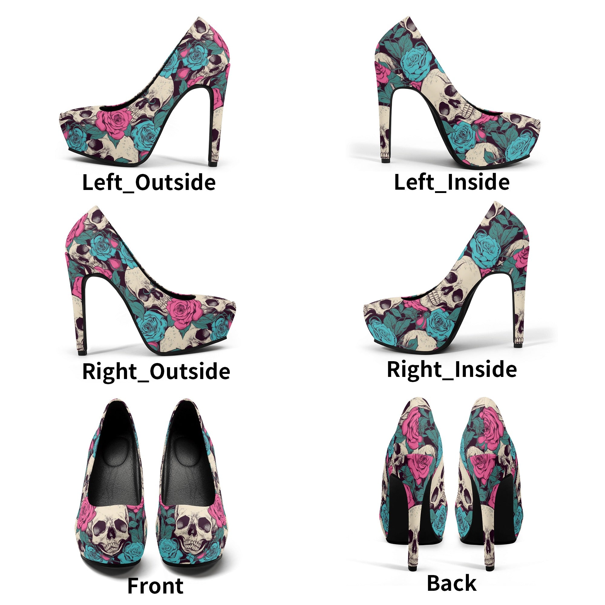 Women Platform Pumps 5 Inch High Heels