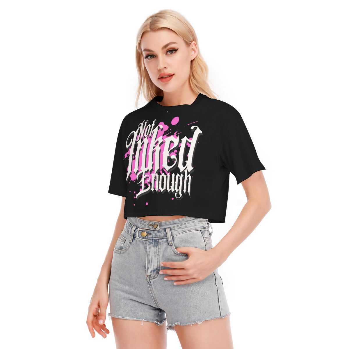 All-Over Print Women's Cropped T-shirt | 190GSM Cotton