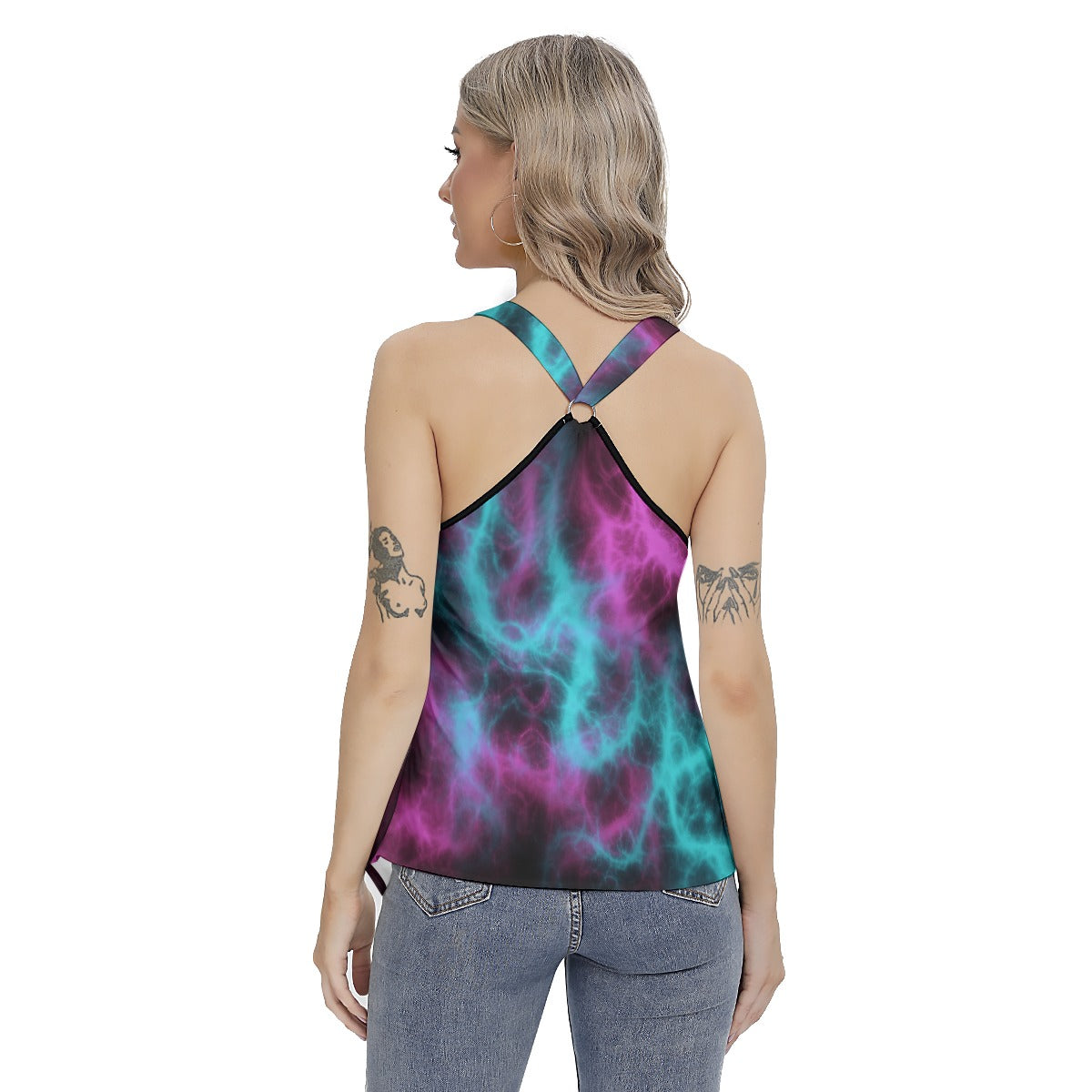 All-Over Print Women's Skinny Sport Tank Top