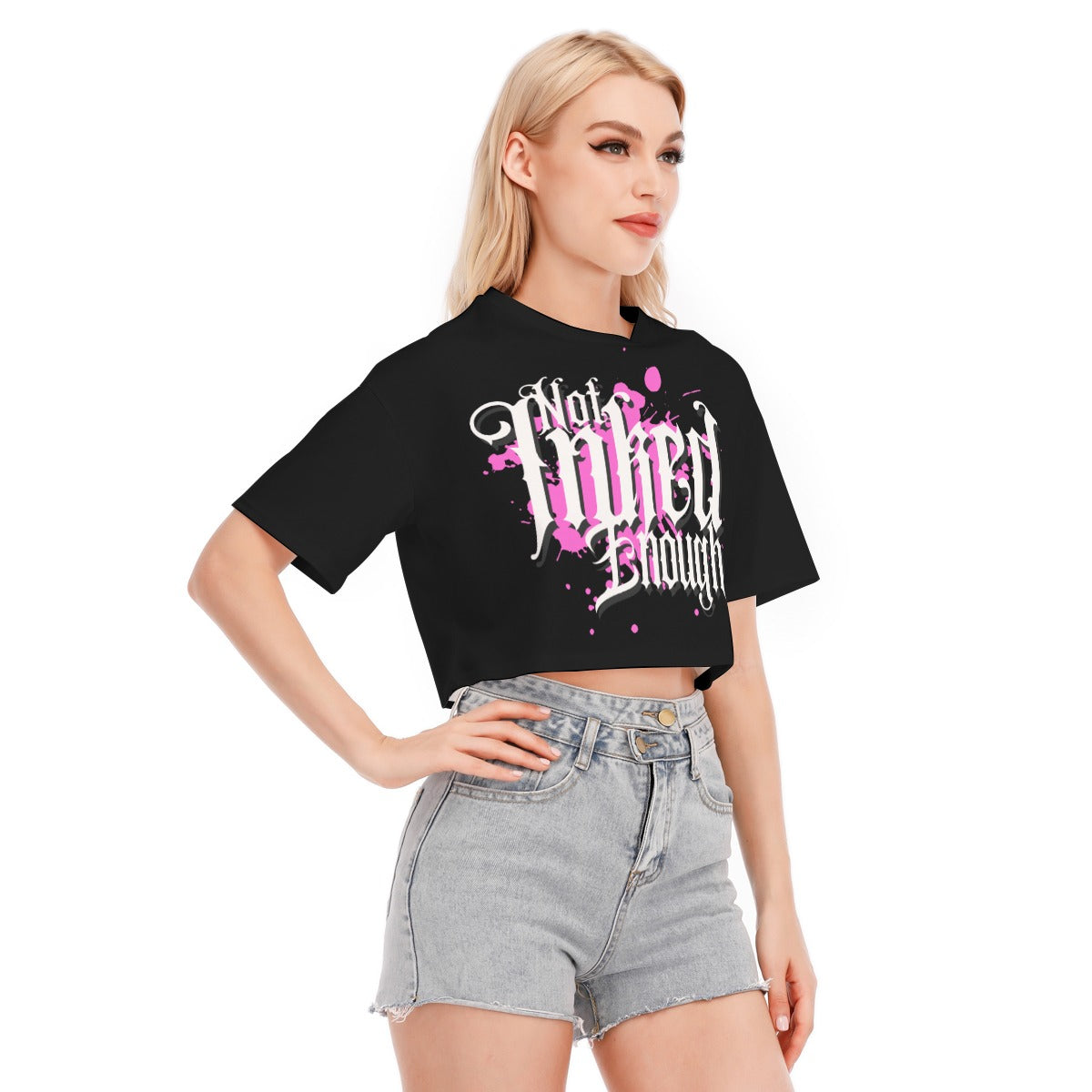 All-Over Print Women's Cropped T-shirt | 190GSM Cotton