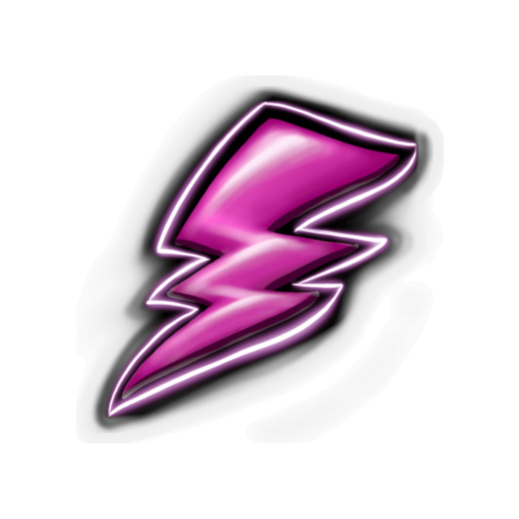 Electric Bolt-Cut Stickers