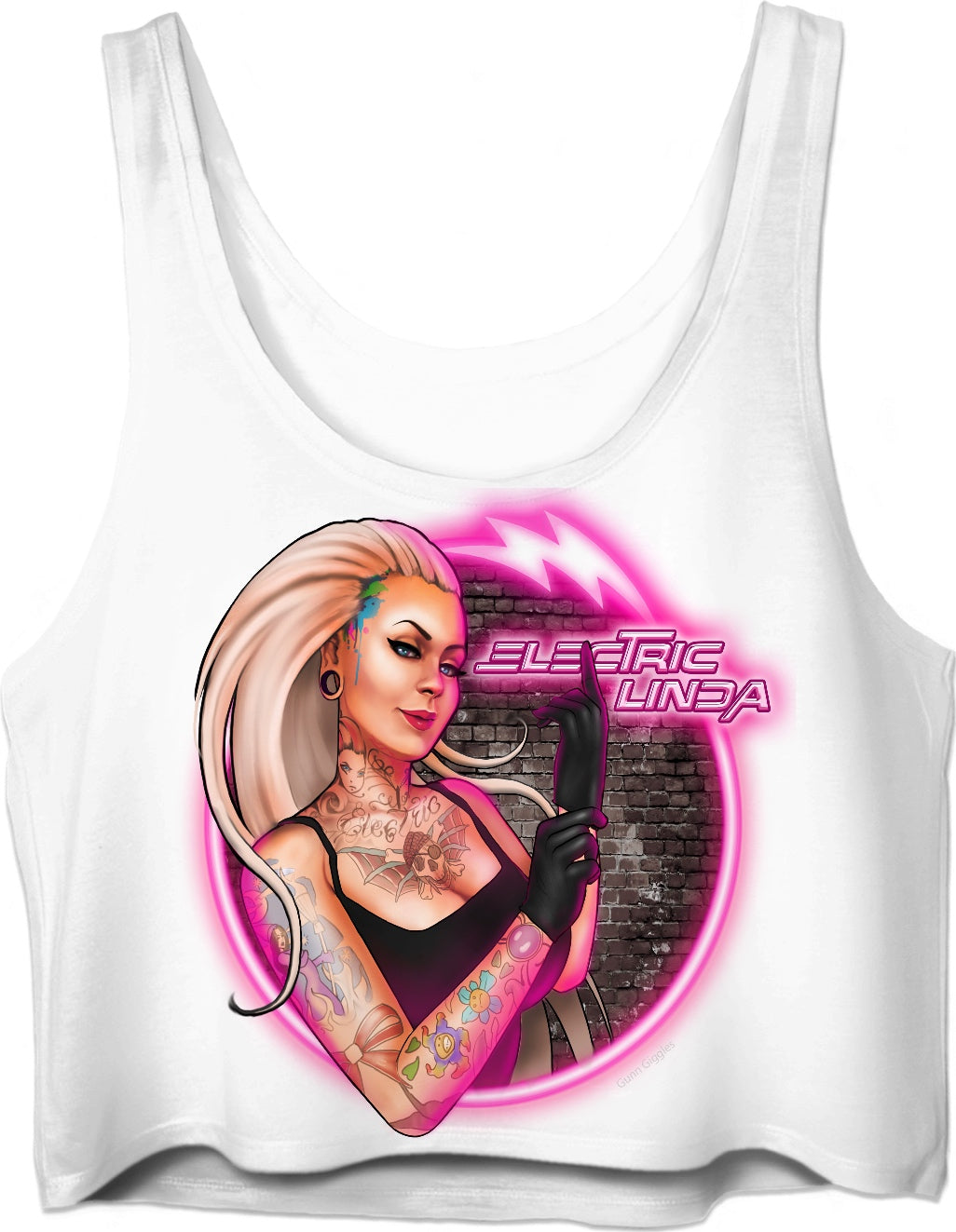 Electric Linda Crop Top - Electric Linda