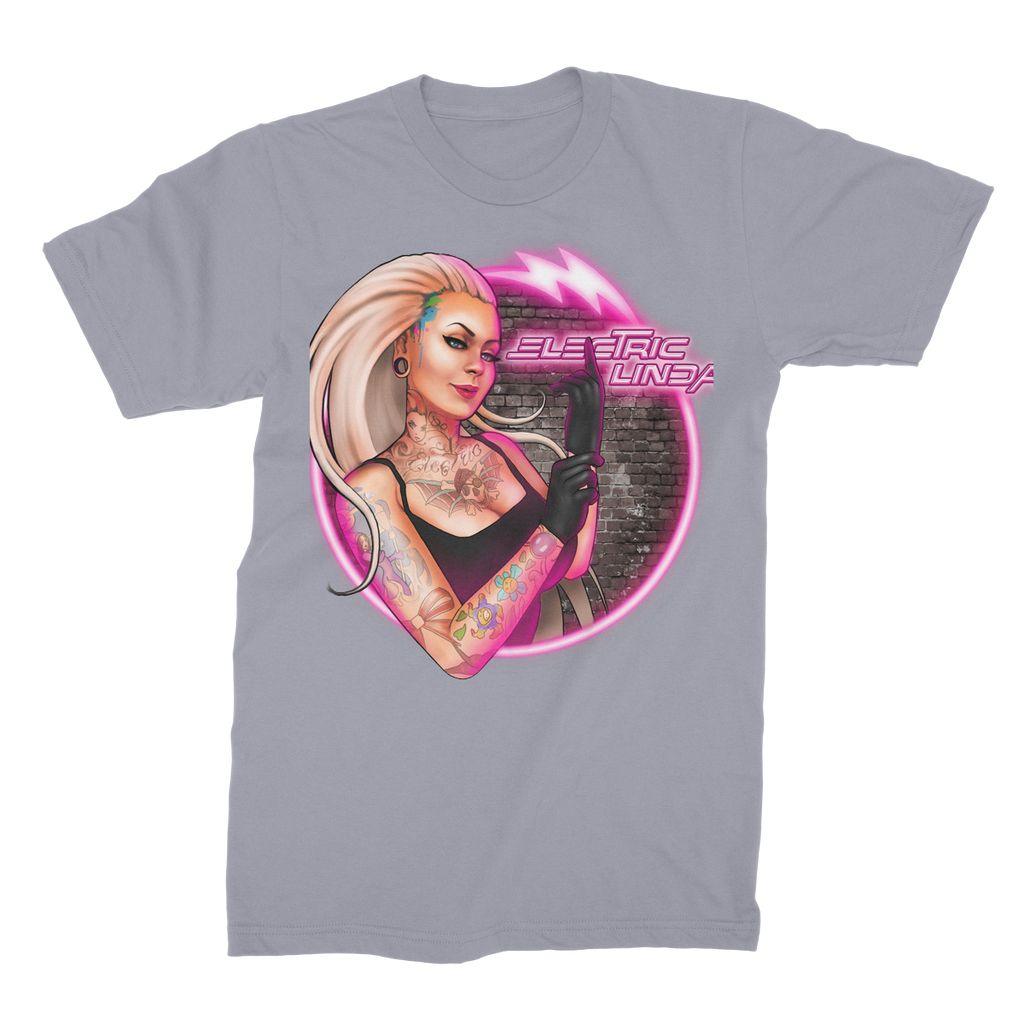 Electric Linda Unisex Fine Jersey T-Shirt