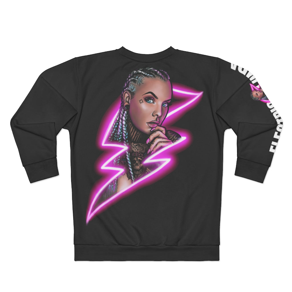 Electric Linda AOP Unisex Sweatshirt