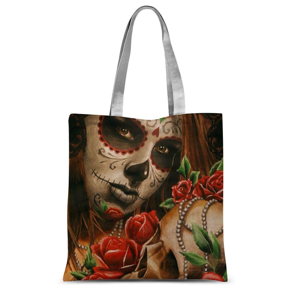Pearl Sublimation Tote Bag - Electric Linda