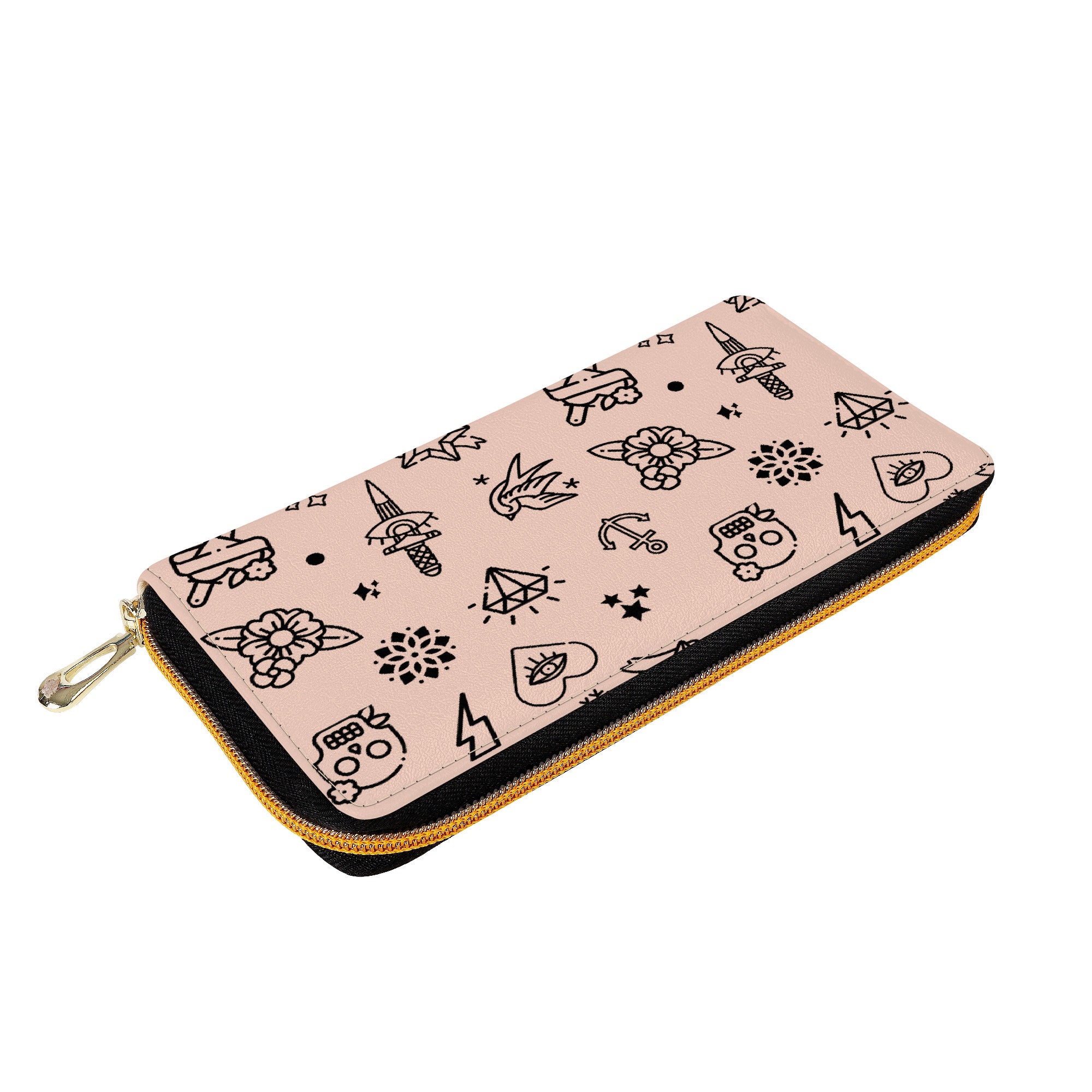SF_F2 L Zipper Purse Clutch Bag
