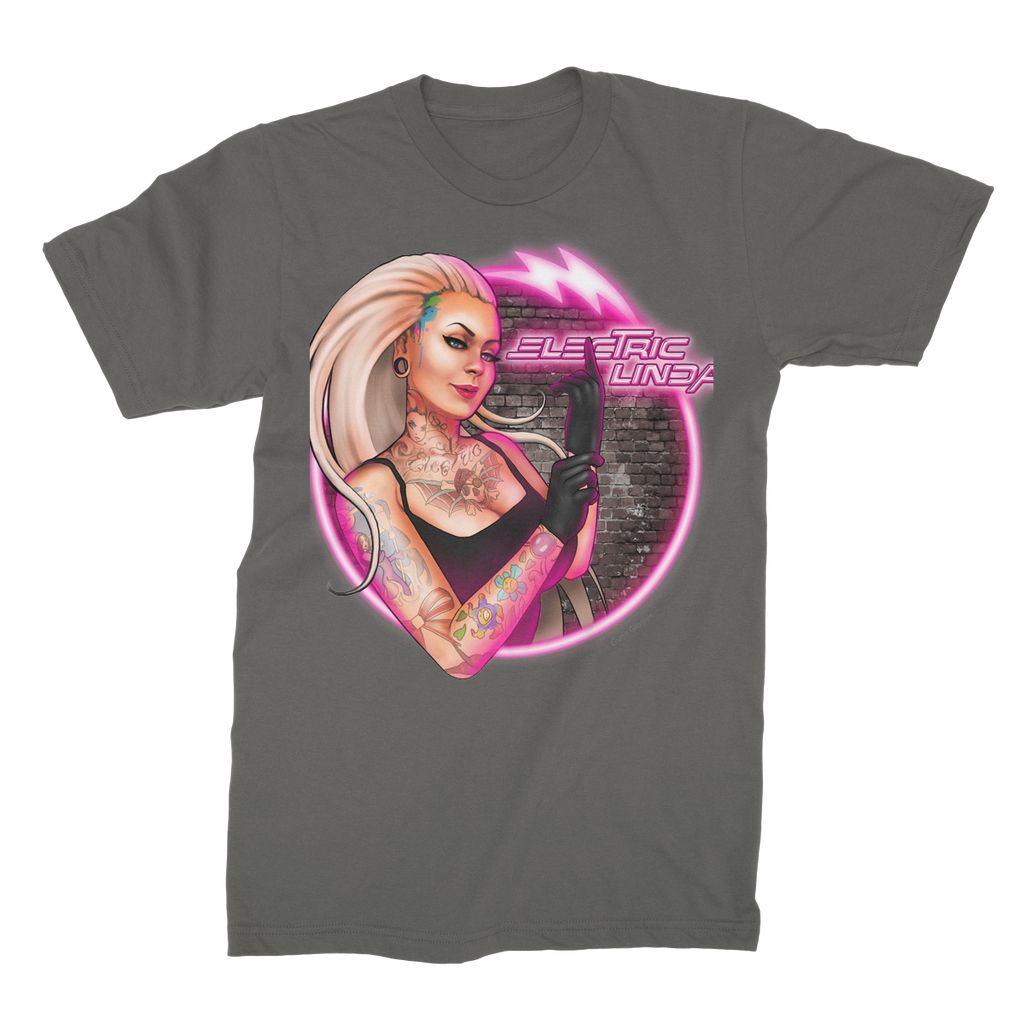 Electric Linda Unisex Fine Jersey T-Shirt