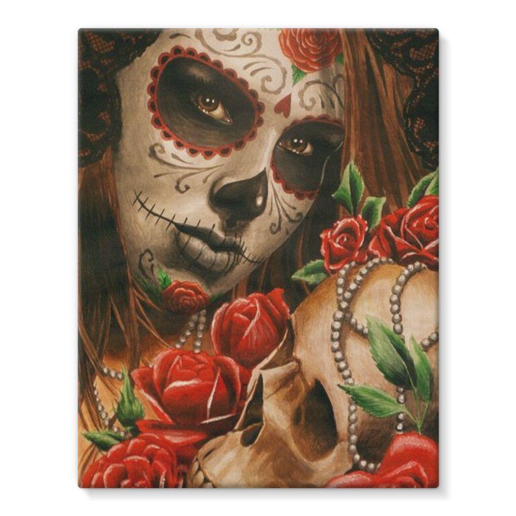 Pearl Stretched Eco-Canvas - Electric Linda