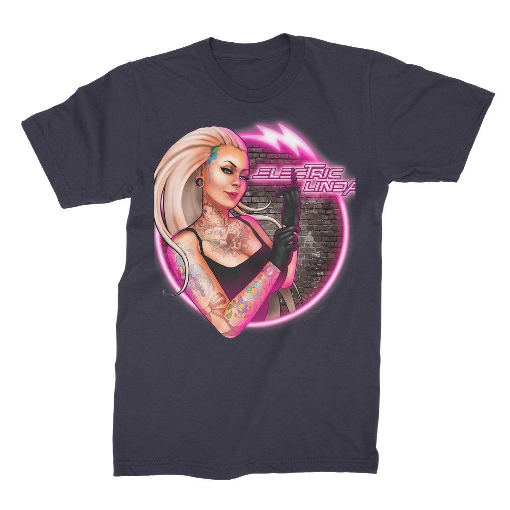 Electric Linda Unisex Fine Jersey T-Shirt