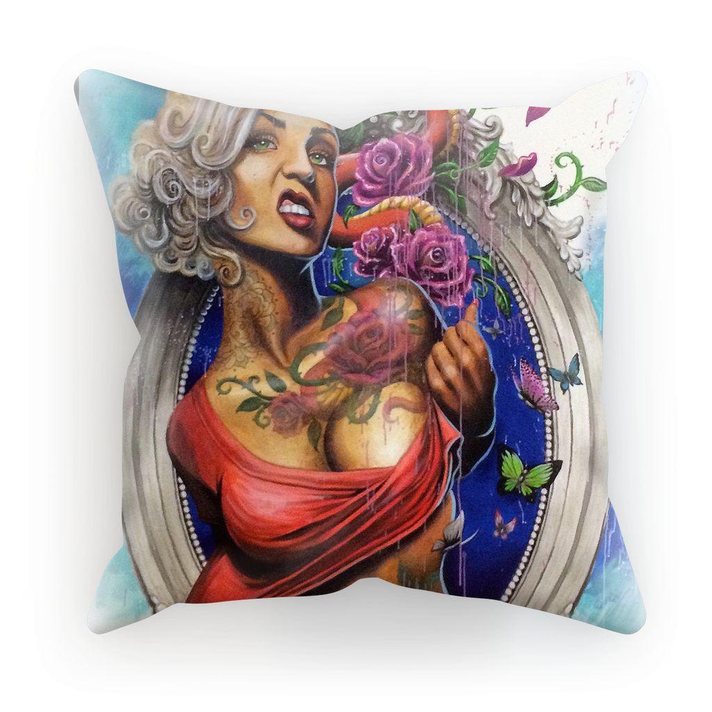 Mural Lady Cushion