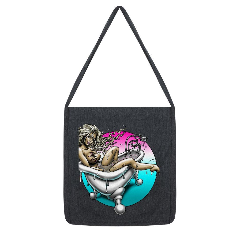 Bathtub Babe Tote Bag - Electric Linda