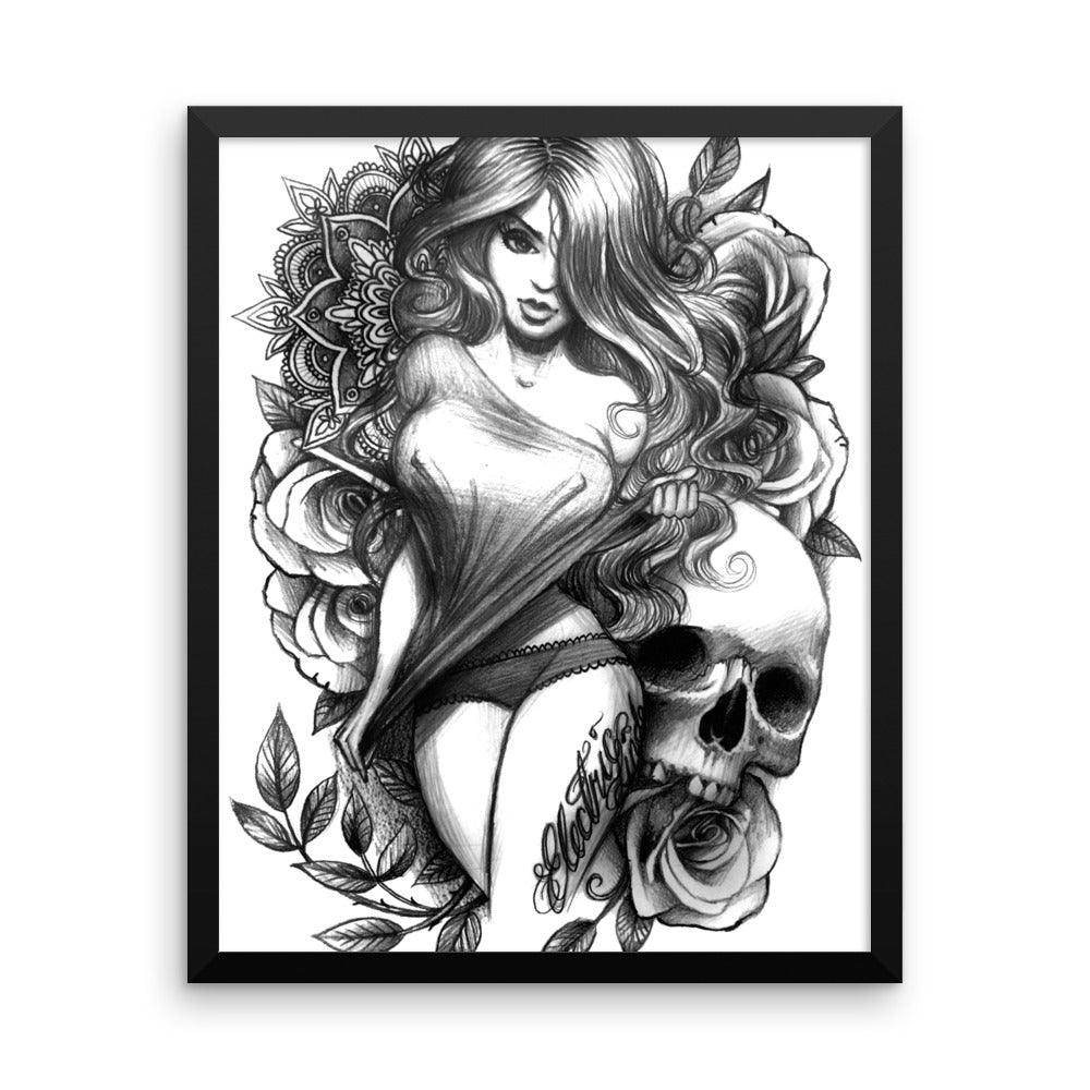 Rosechick Framed poster
