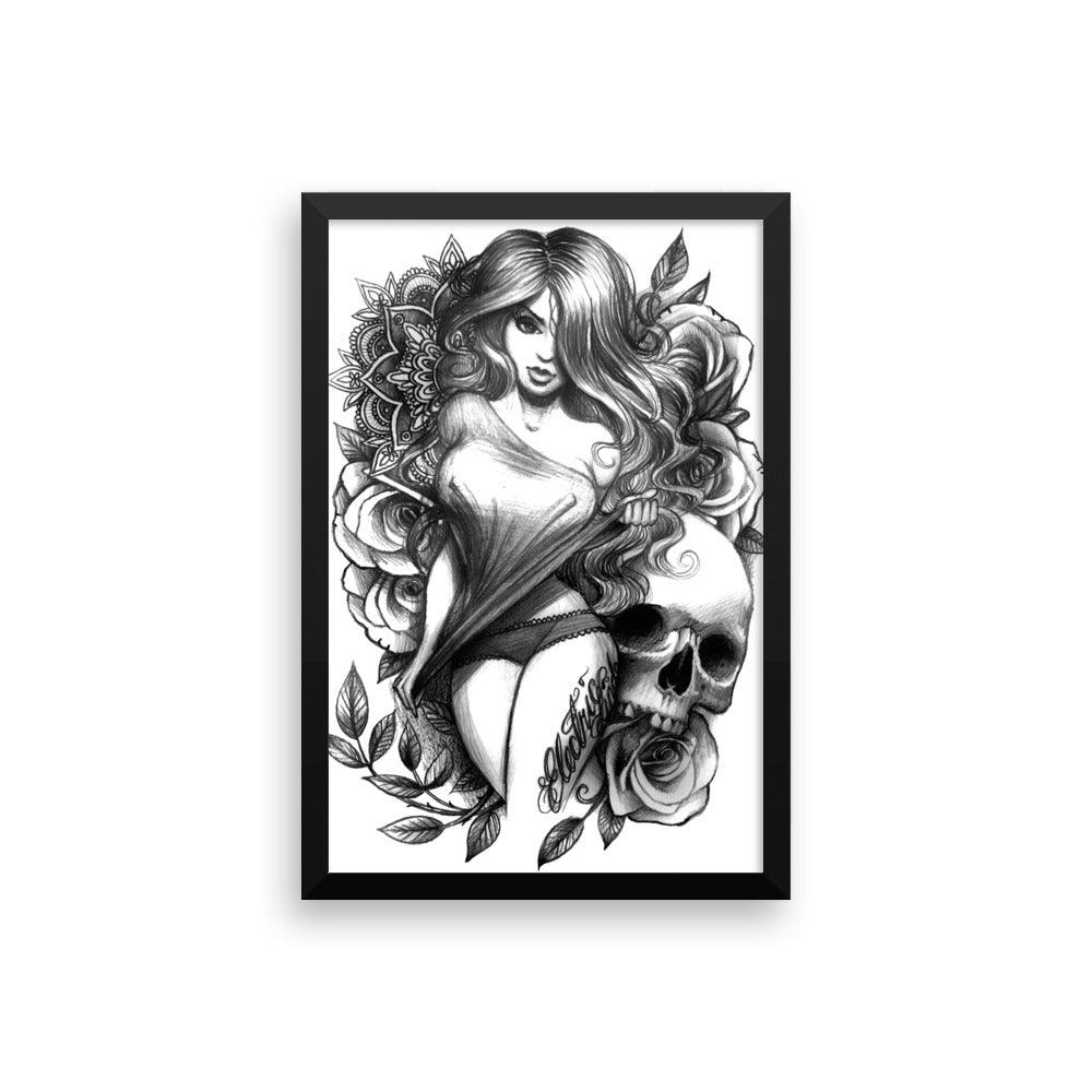 Rosechick Framed poster