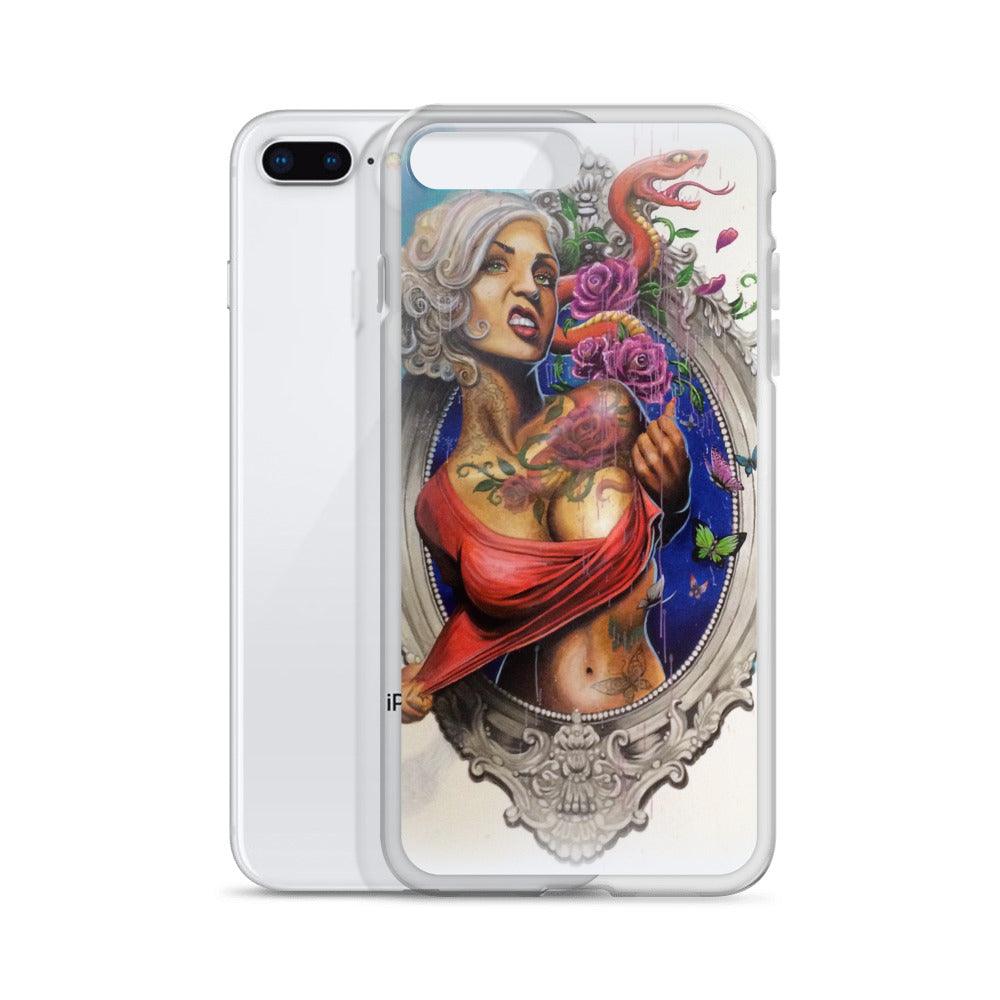 Mural Lady iPhone Case