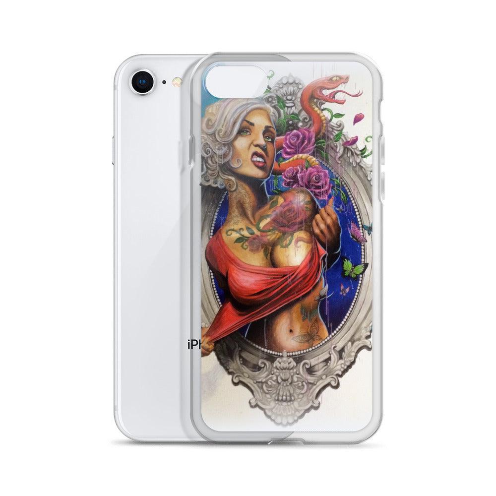 Mural Lady iPhone Case
