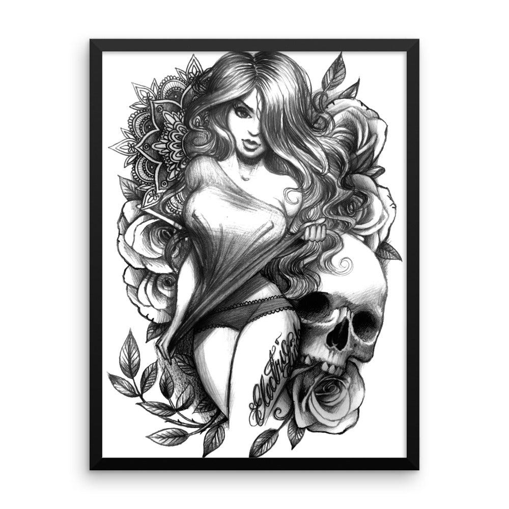 Rosechick Framed poster
