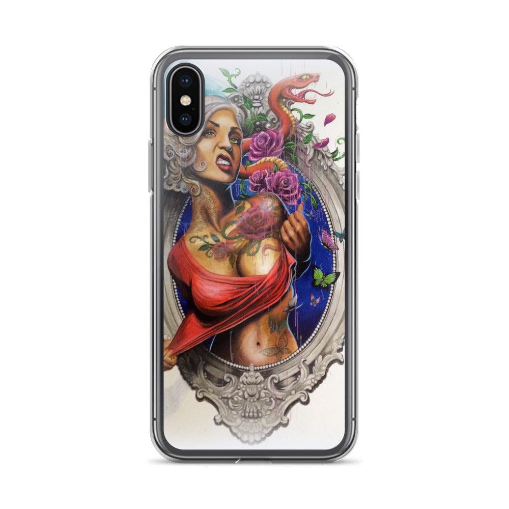 Mural Lady iPhone Case