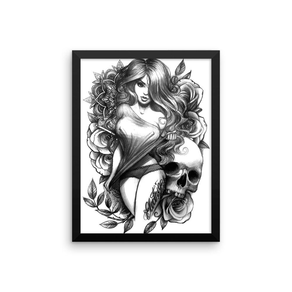 Rosechick Framed poster