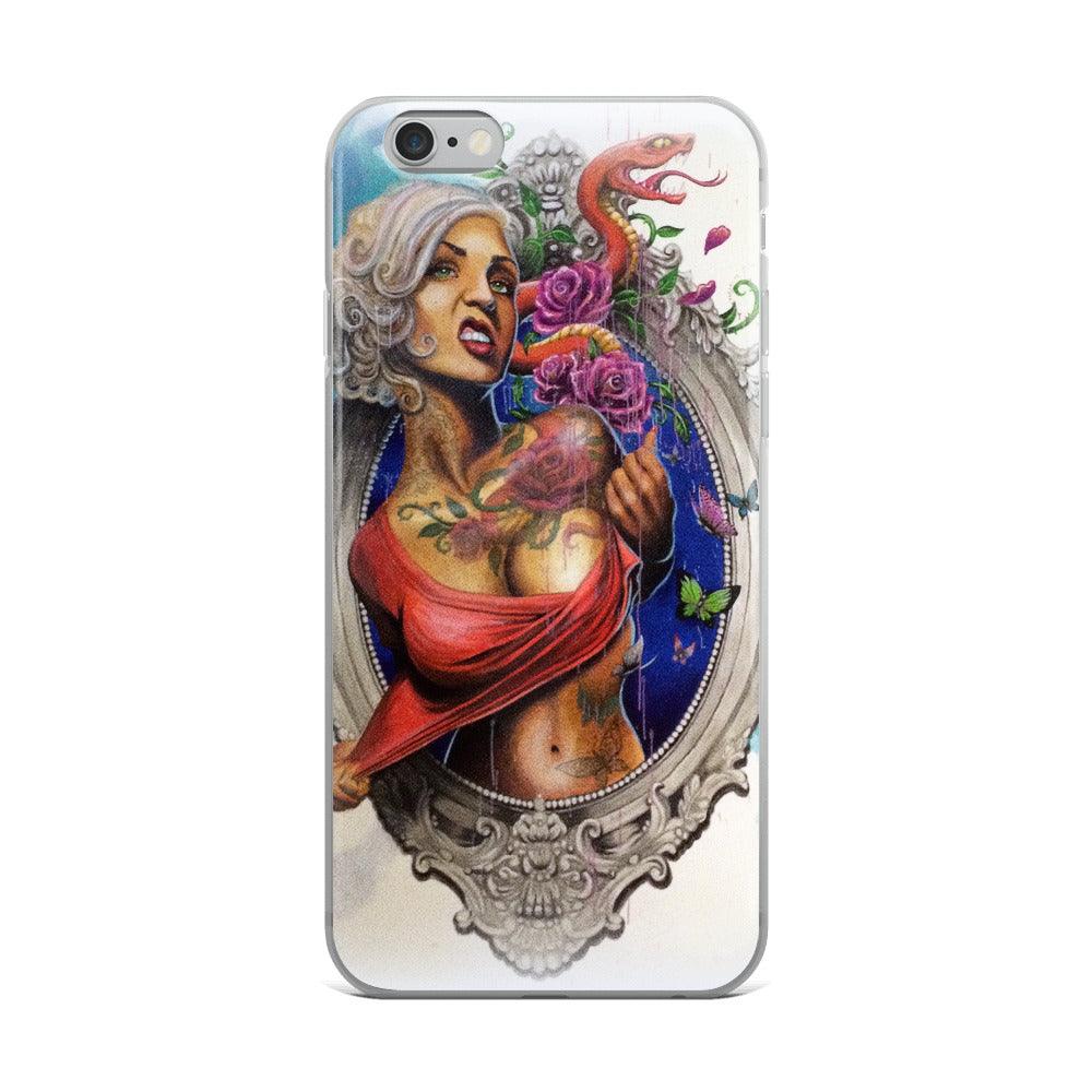 Mural Lady iPhone Case