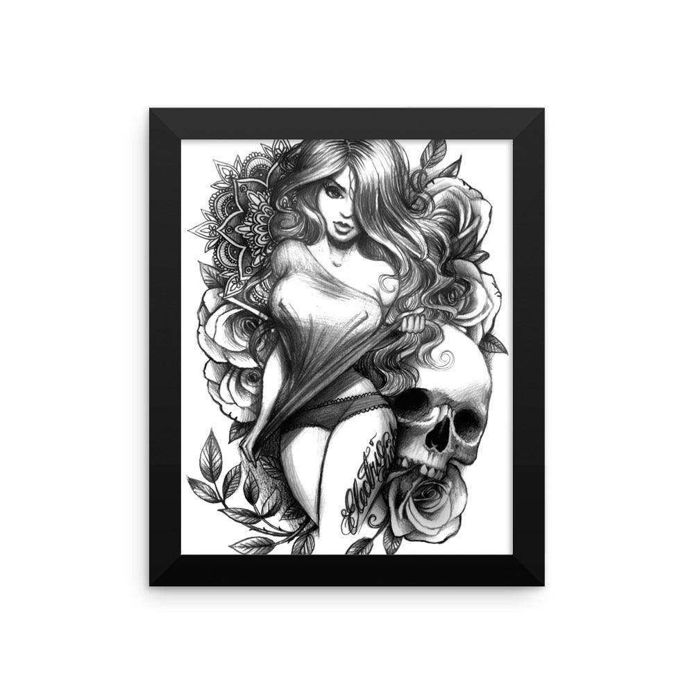 Rosechick Framed poster