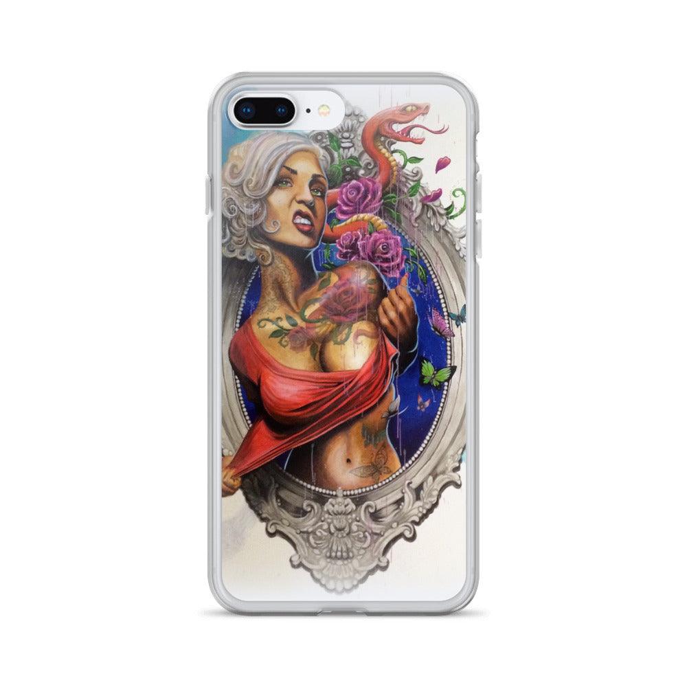 Mural Lady iPhone Case
