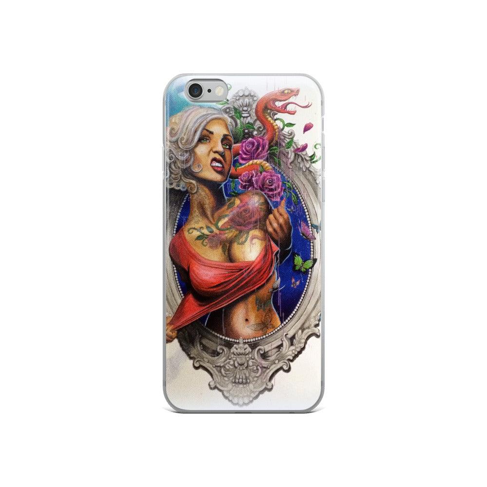 Mural Lady iPhone Case