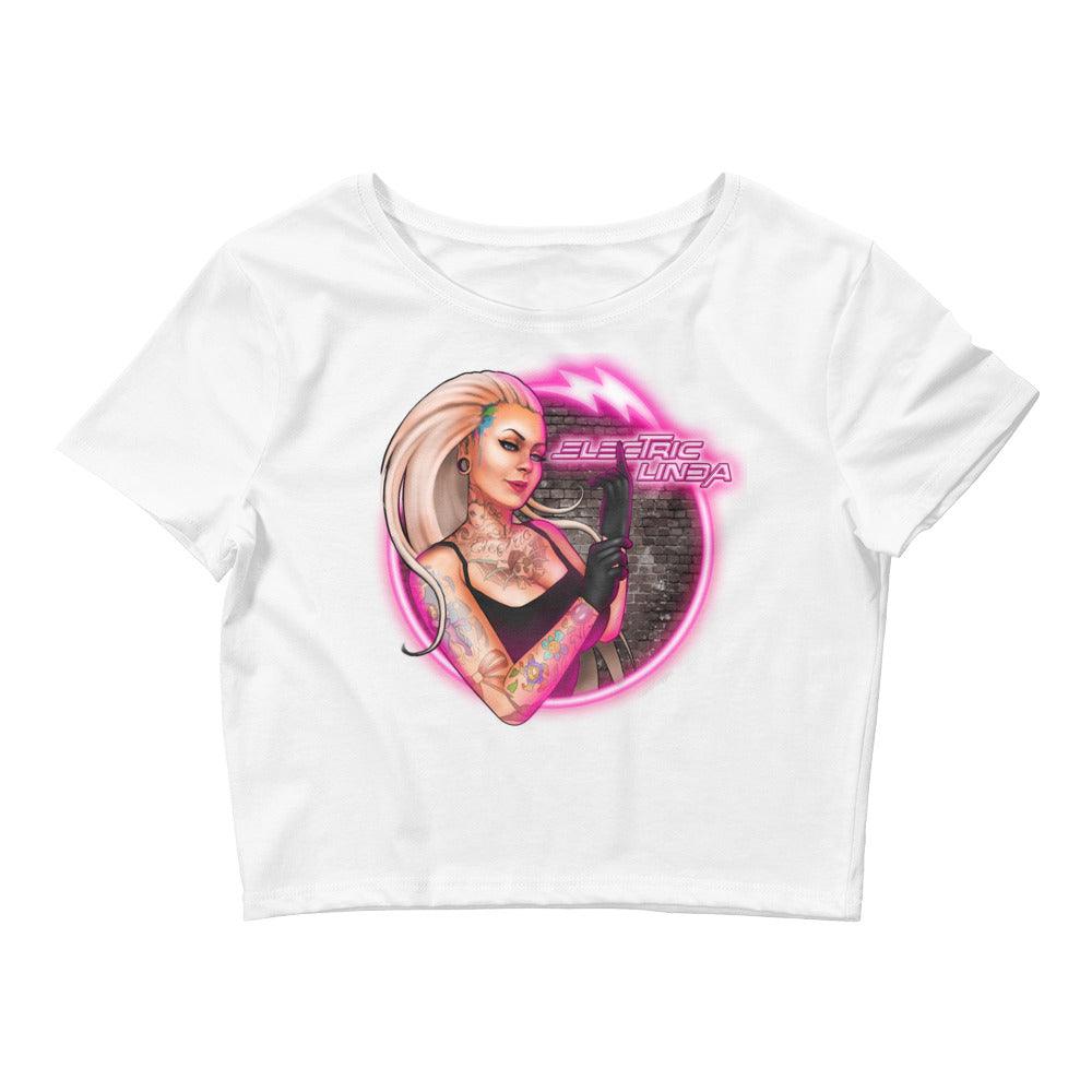 Electric Linda Women’s Crop Tee