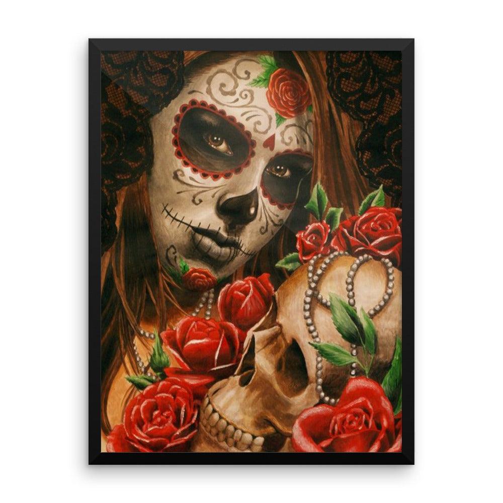 Pearl Framed poster - Electric Linda