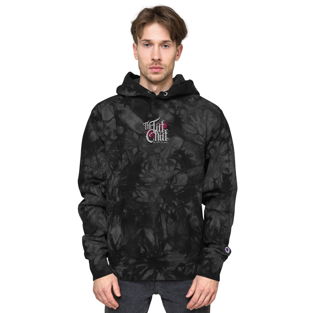 The Tat Chat Unisex Champion tie-dye hoodie - Electric Linda