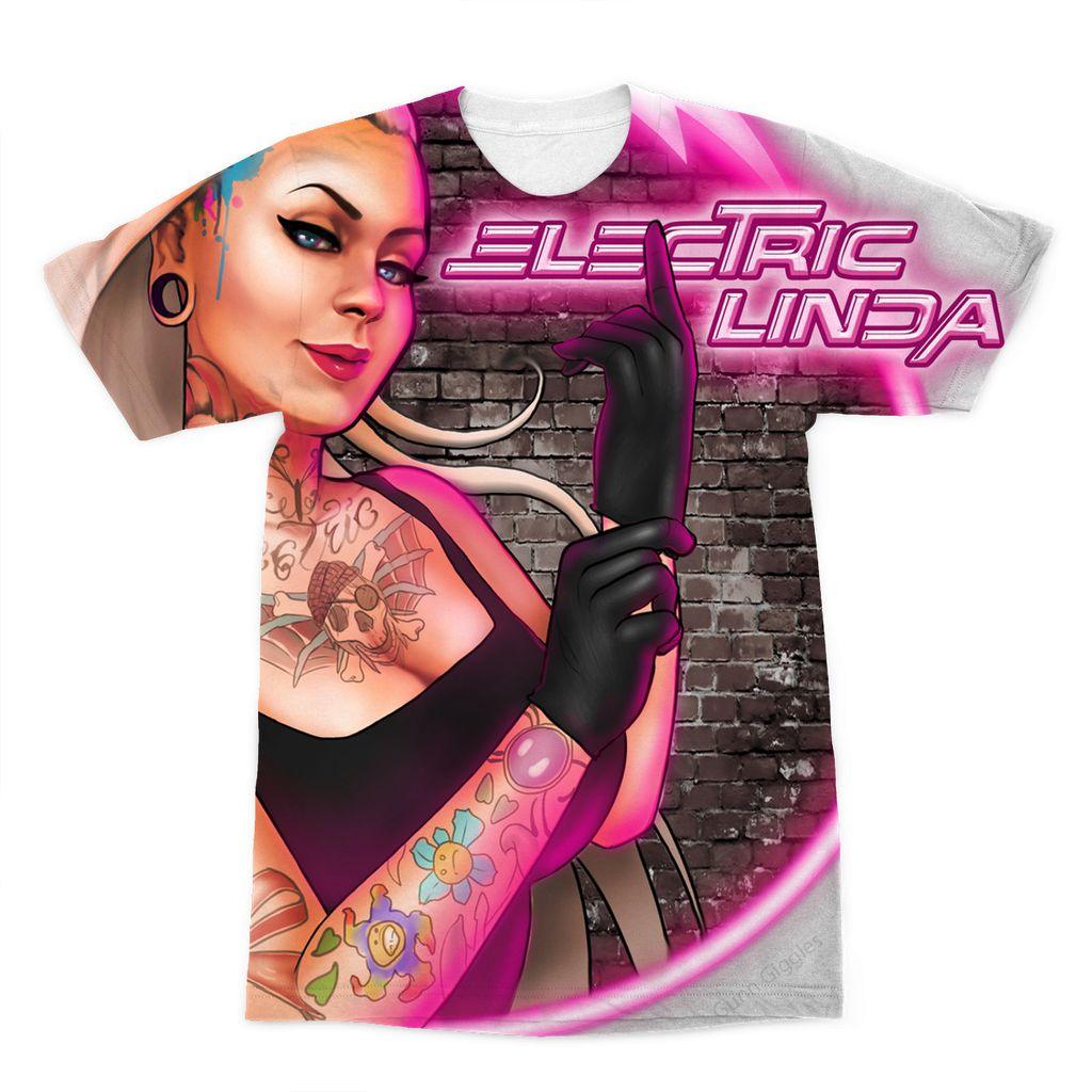 Electric Linda Sublimation T-Shirt - Electric Linda
